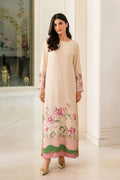 Floral Printed Crepe Kaftan Design 12