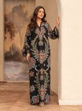 Floral Printed Crepe Kaftan Design 2