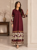 Floral Printed Crepe Kaftan Design 1