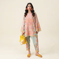 Women’s Printed Co-Ord Set– Elegant Floral Top & Wide-Leg Pants 2-Piece Outfit